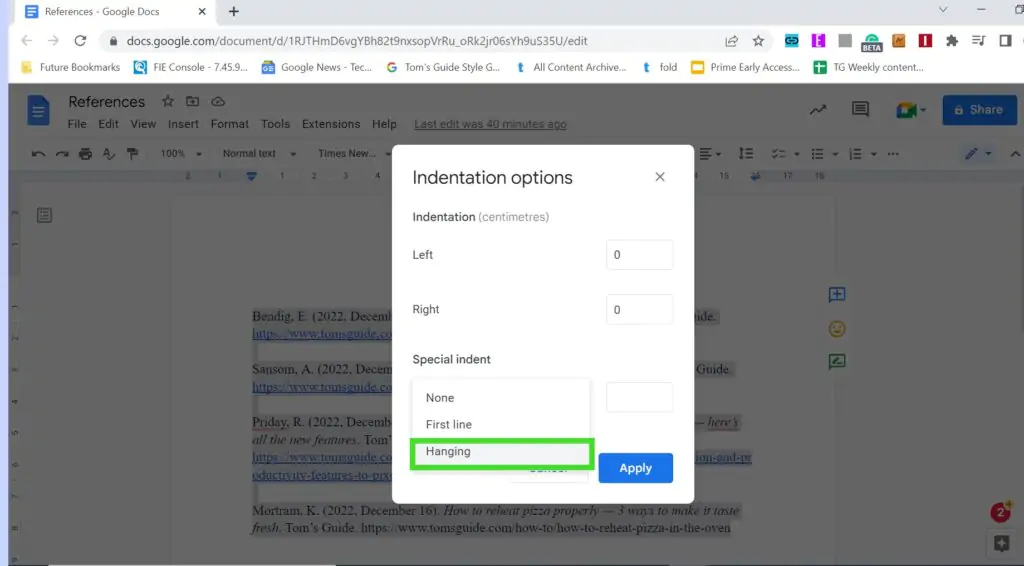 Google-docs- drop-down-menu