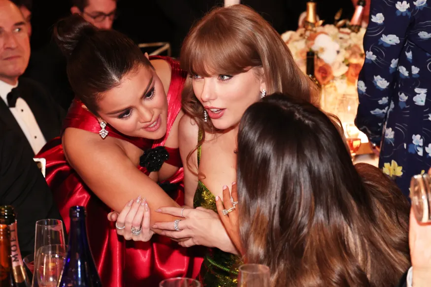 Selena-Gomez-and-Taylor-Swift-golden-globe-awards-2024